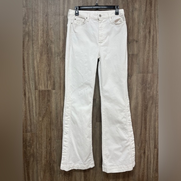 7 For All Mankind Denim - 7 for all Mankind High Rise Flare Snap Leg